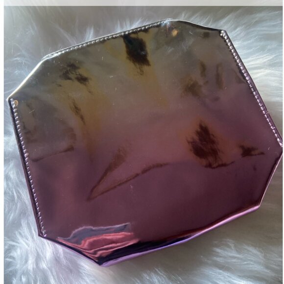 Kosas Purple & Silver Ombré Zip Makeup Cosmetics Travel Bag‎ Pouch - Picture 5 of 6